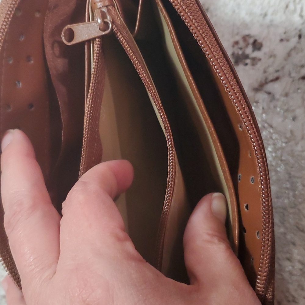 Buxton Leather RFID Zip Wristlet Wallet - Picture 6 of 13